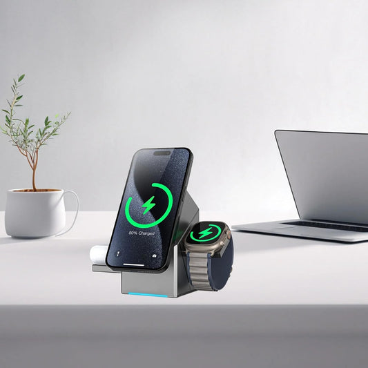 3 in 1 Wireless Charging Station