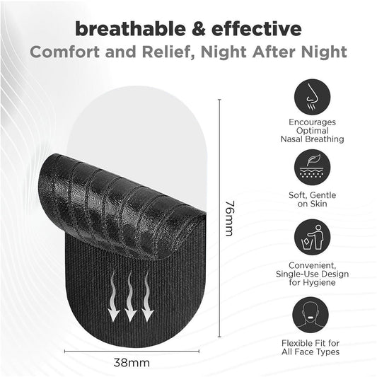 Mouth Tape Anti Snoring Patches (Pack of 15)